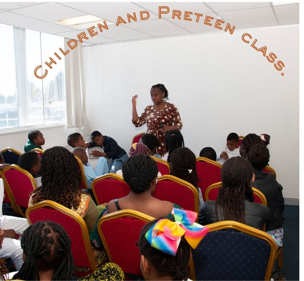Children and preteen class at House of Mercy